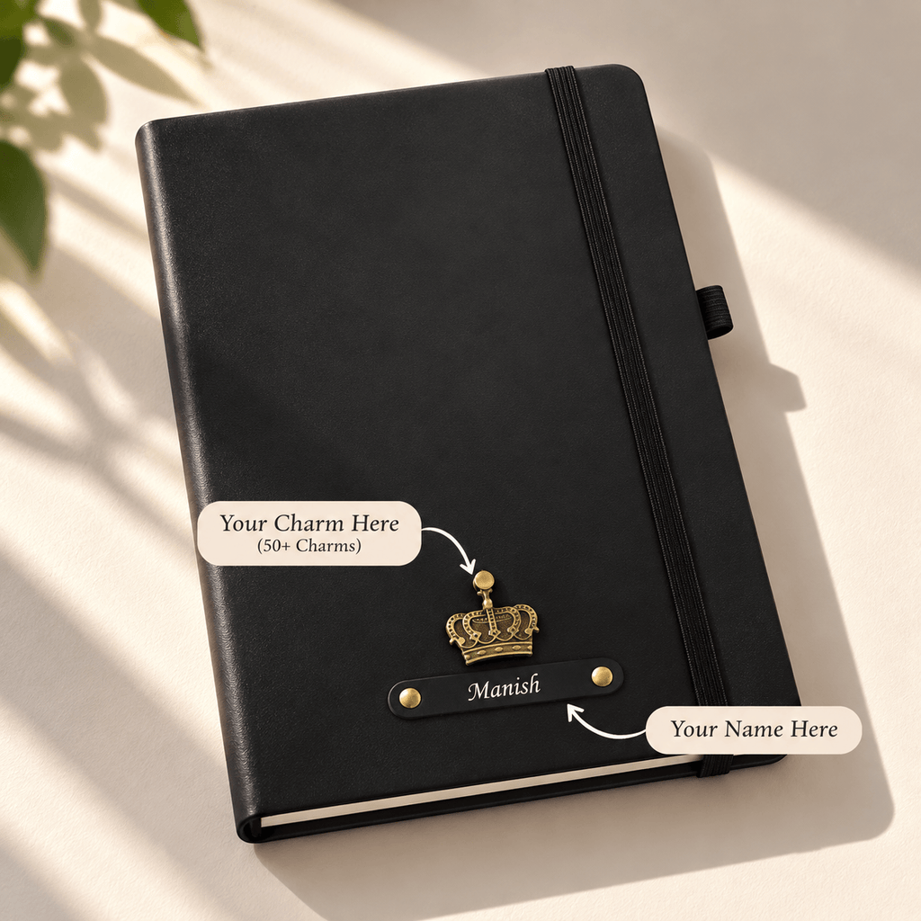 Personalized Diary with Name & Charm