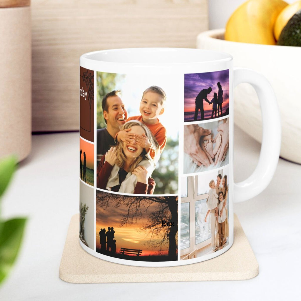 Personalized Photo Collage Mug | Custom Memory Mug