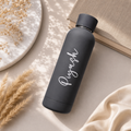 Personalized Matte Black Stainless Steel Water Bottle