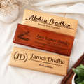 Customized Wooden Desk Name Plate | Personalized Office Nameplate