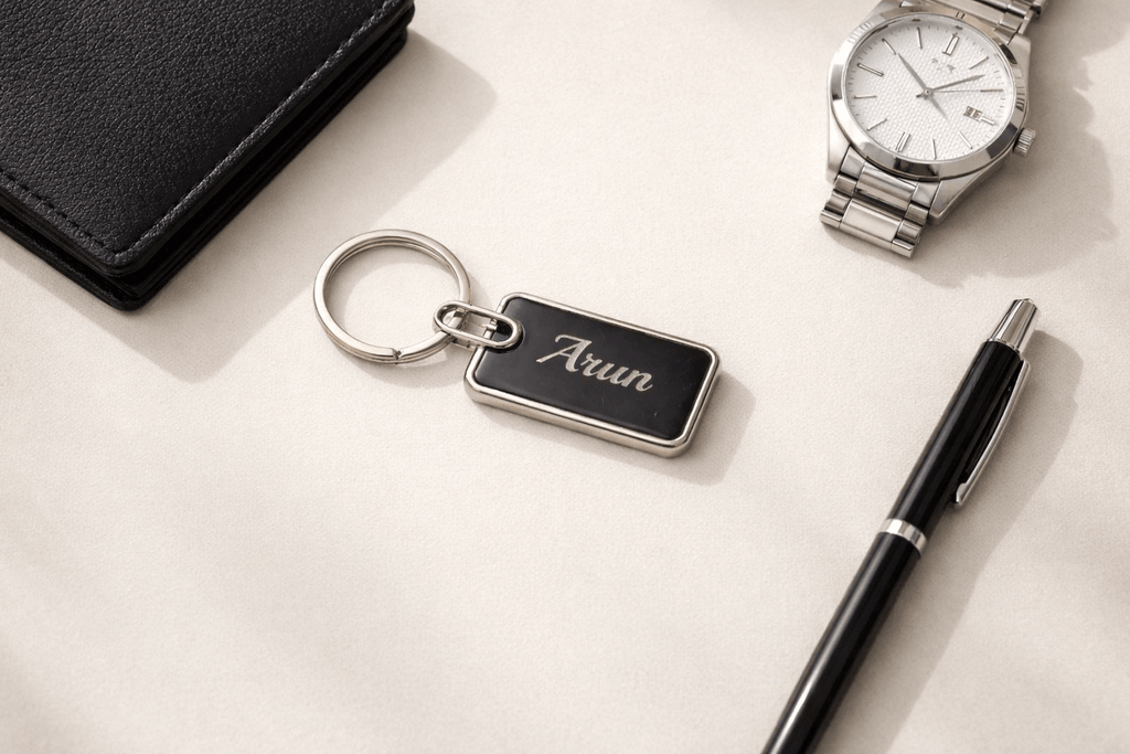 Customized Name Keychain | Personalized Metal Keyring Gift