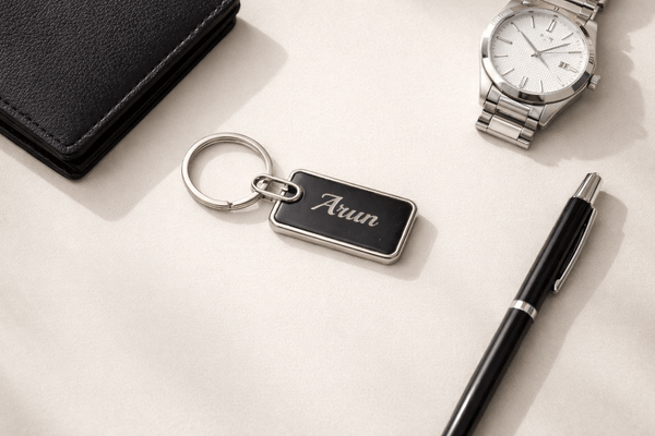 Customized Name Keychain | Personalized Metal Keyring Gift