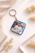 Personalized Resin Photo Keychain