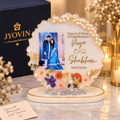 Personalized Couple Photo Resin Frame with Name & Date