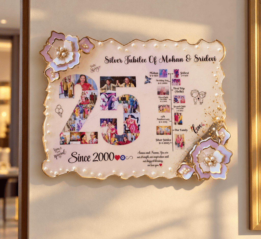 Personalized Resin Memory Frame
