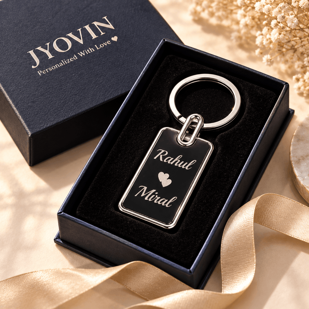 Customized Name Keychain | Personalized Metal Keyring Gift