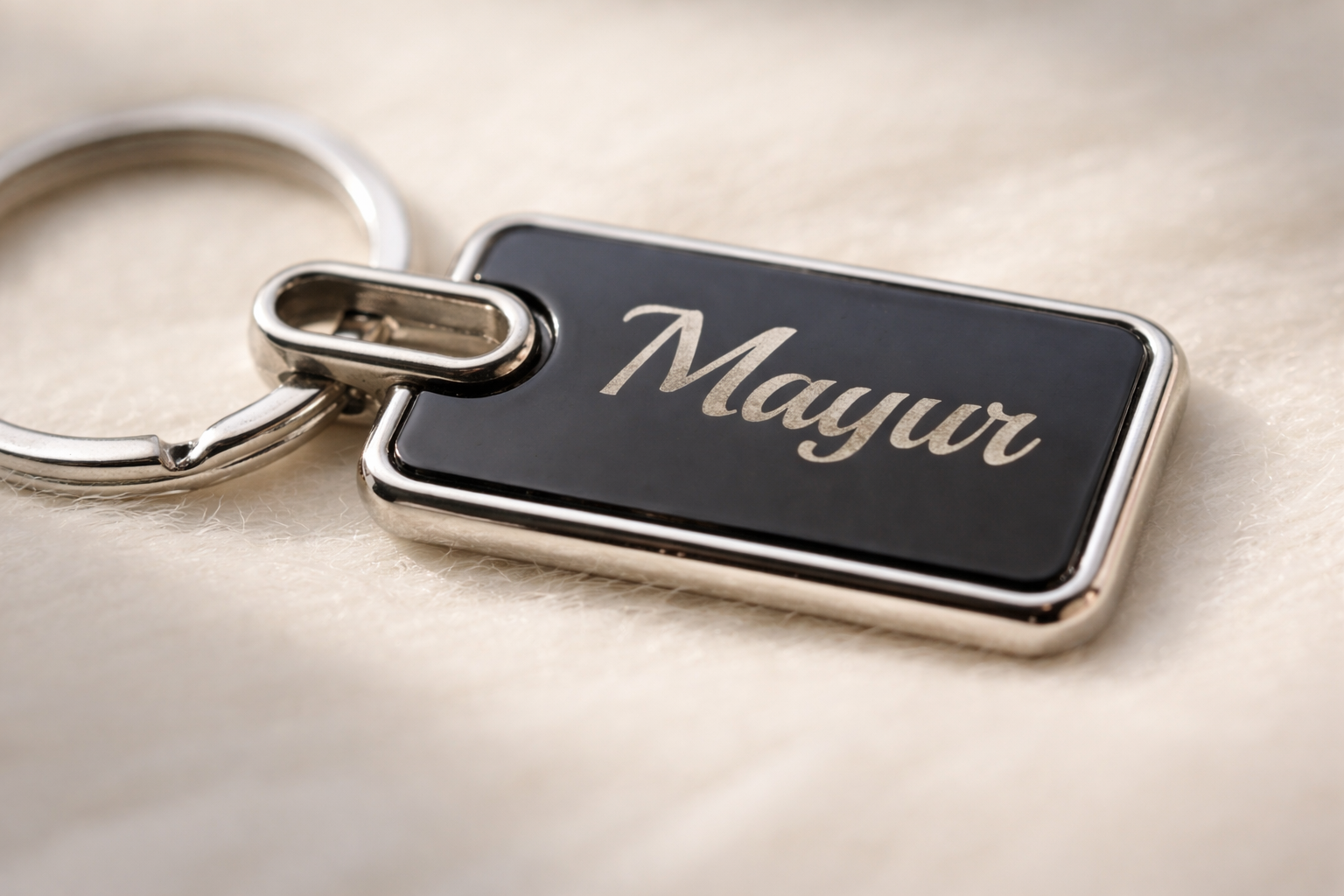 Customized Name Keychain | Personalized Metal Keyring Gift