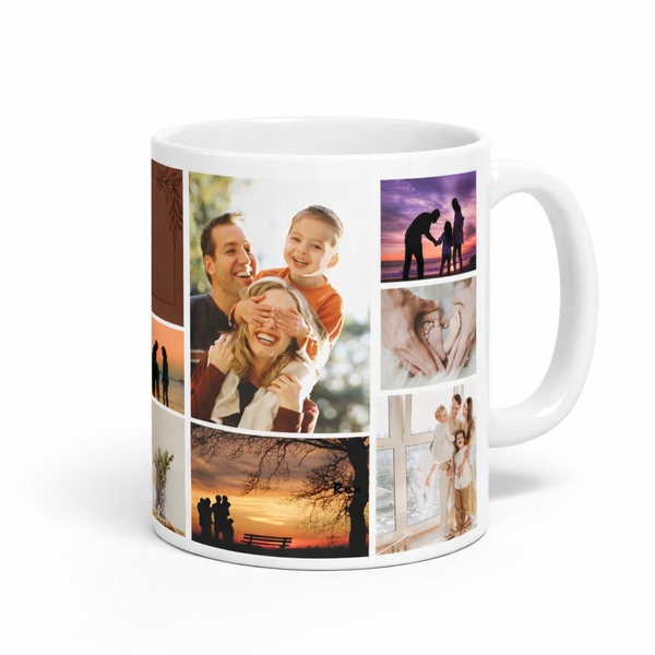 Personalized Photo Collage Mug | Custom Memory Mug