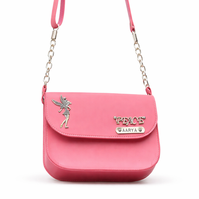 Personalized Sling Bag – Custom Name & Charm