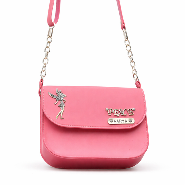 Personalized Sling Bag – Custom Name & Charm