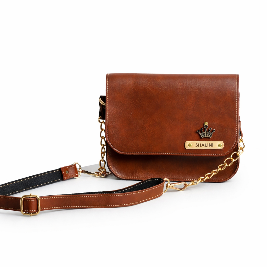 Personalized Sling Bag – Custom Name & Charm