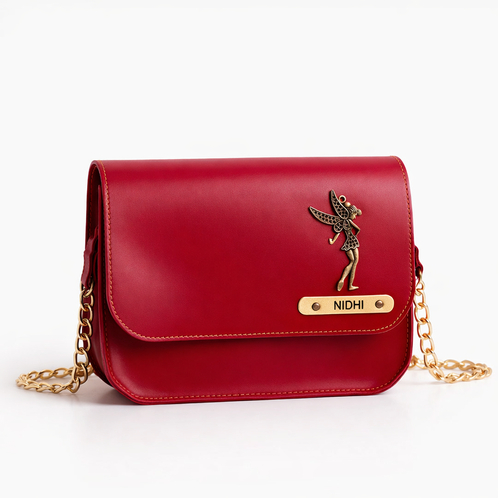 Personalized Sling Bag – Custom Name & Charm