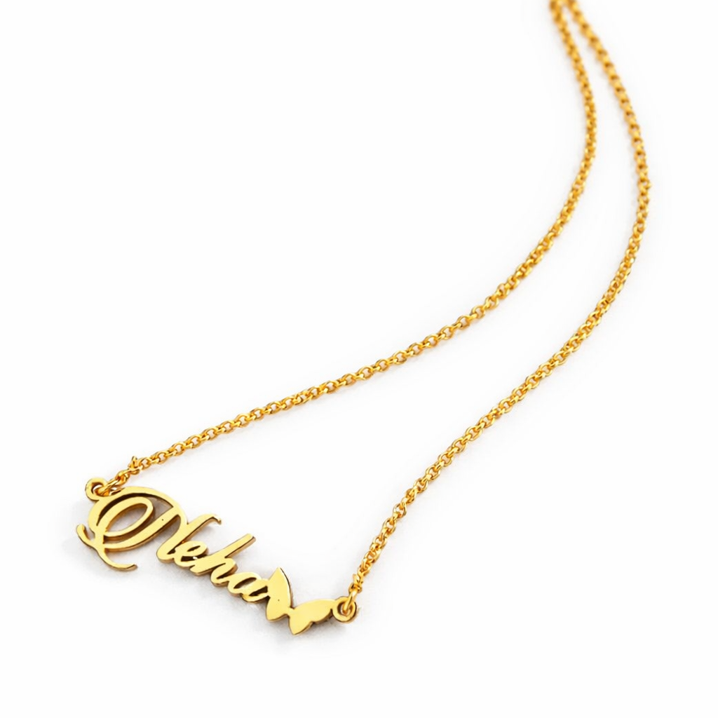 Personalized Name Necklace – Gold Finish