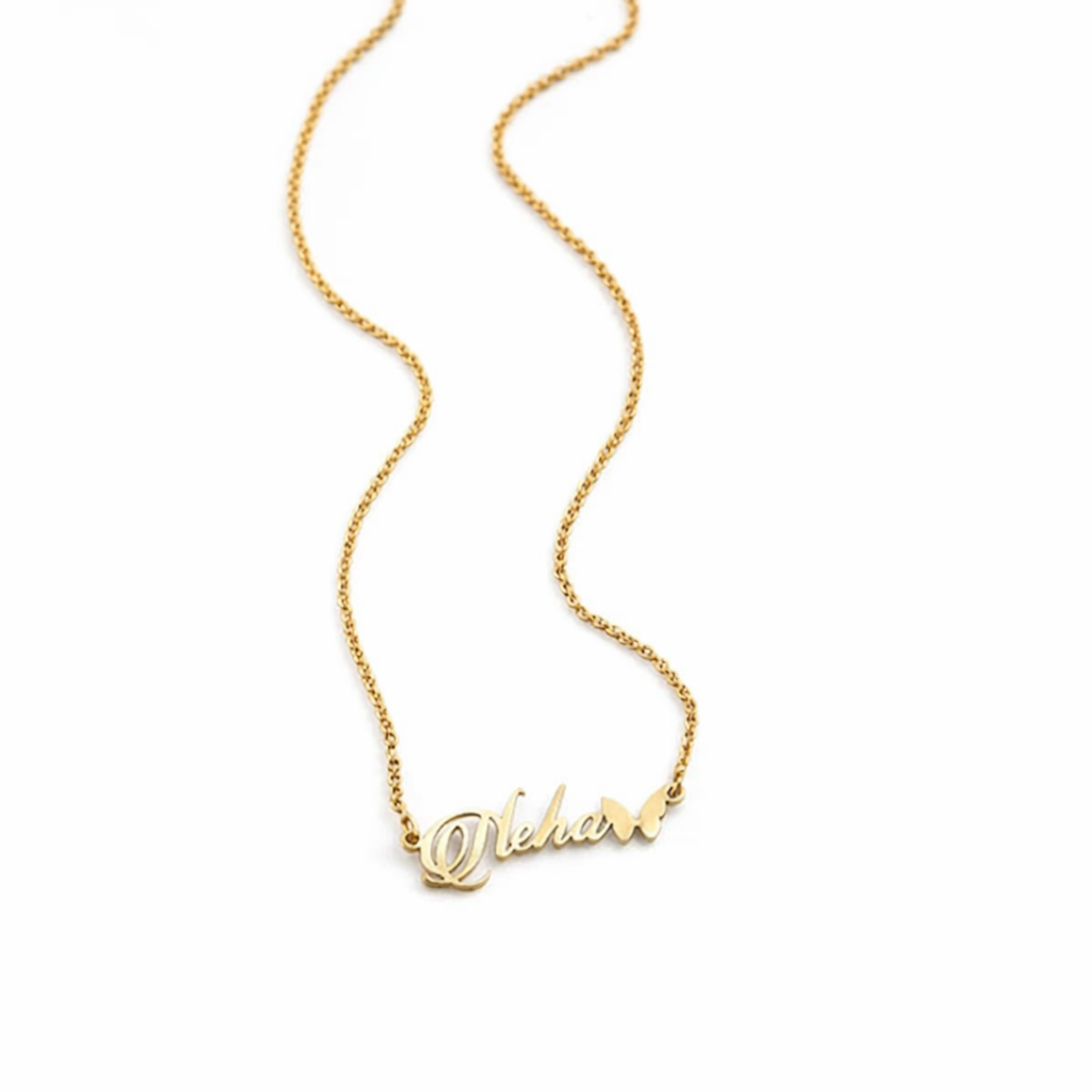 Personalized Name Necklace – Gold Finish