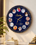 Resin Wall Clock of Your Photos