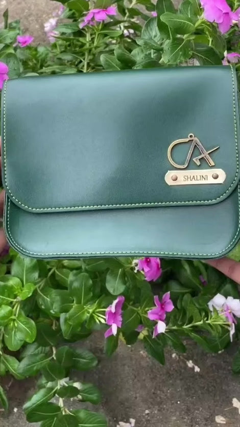 Personalized Sling Bag – Custom Name & Charm