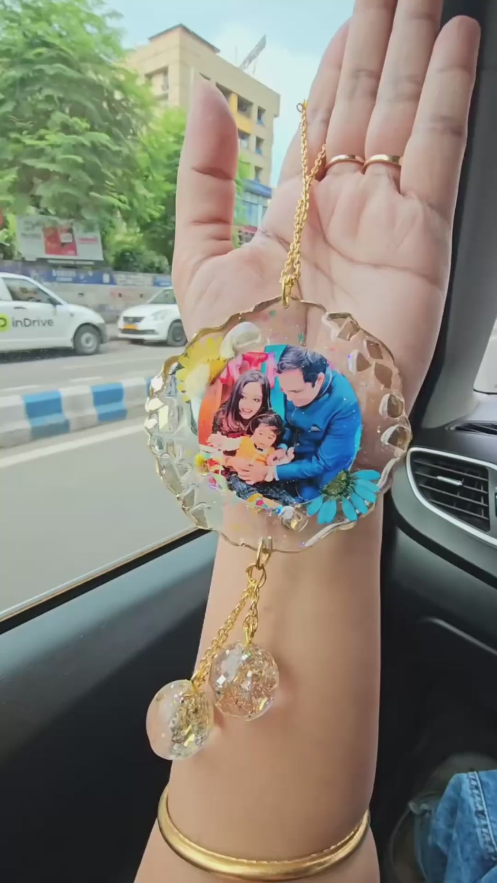 Personalized Resin Car Hanger