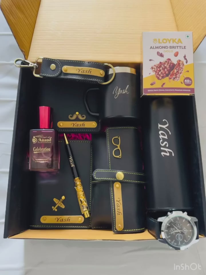 Personalized Hamper For Men ( 10 Products in 1 Hamper )