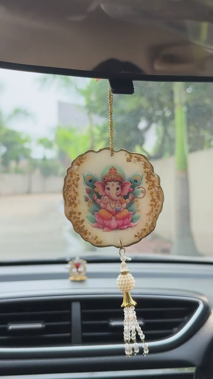 Personalized Resin Car Hanger